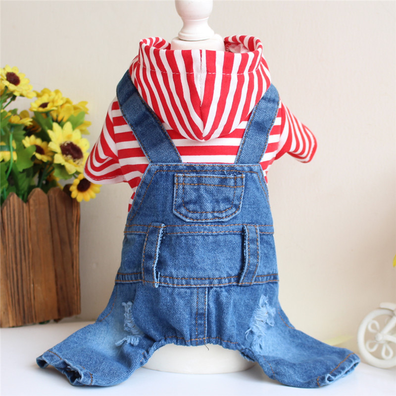 2018 pet clothes spring/summer teddy bear dog four-legged Denim jumpsuit shell pet new wholesale 2018 pet clothes spring/summer teddy bear dog four-legged Denim jumpsuit shell pet new wholesale