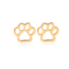 Accessory, cute earrings, hands and feet prints, European style, simple and elegant design, pet, wholesale