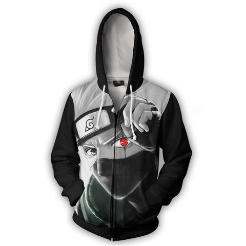 Factory spot spring new top men's Kakashi personality printed hooded sweater AliExpress men's wholesale Factory spot spring new top men's Kakashi personality printed hooded sweater AliExpress men's wholesale