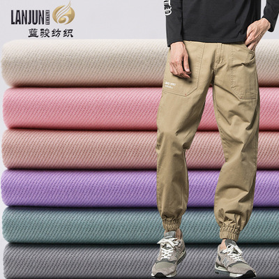 10*10 Twill Pure cotton cloth Manufactor Direct selling goods in stock supply Autumn and winter men and women Overalls Fabric leisure time coat
