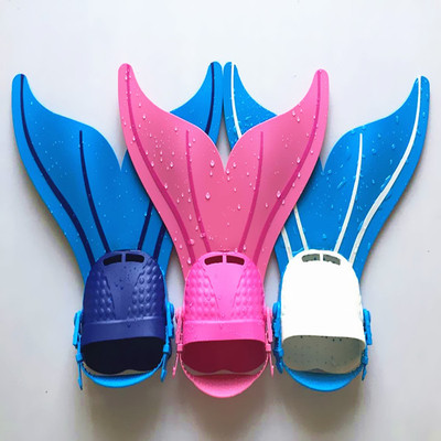 mermaid Conjoined Flippers Children's frog shoes Conjoined flipper Whale tail fins monolithic Flippers factory wholesale