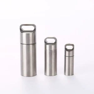 304 Stainless Steel Outdoor EDC Sealing Can with Multiple Functions for Camping and Survival