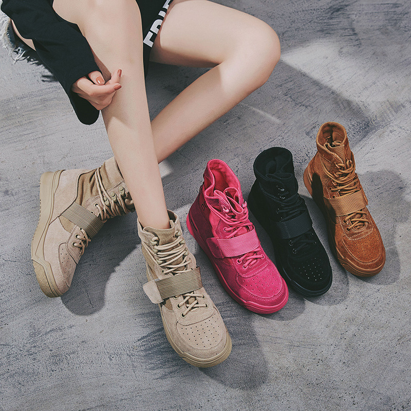 Bottes femme en Cuir + toile - Ref 3354755 Image 4