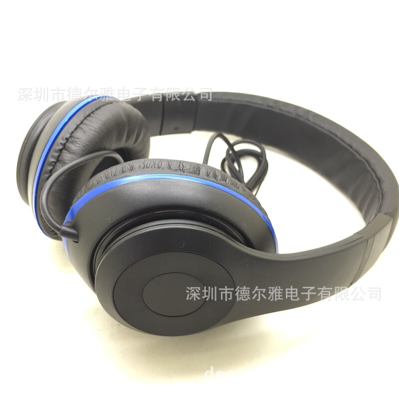 Factory Supply Stereo Headset Cheap Wired Computer Cafe Game Machine Headset