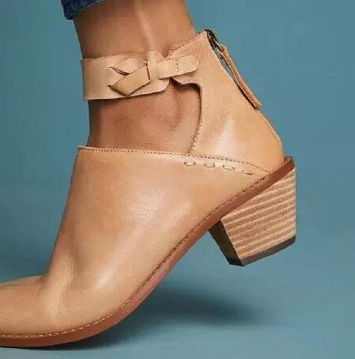 Bottes femme en PU artificiel - Ref 3355145 Image 3