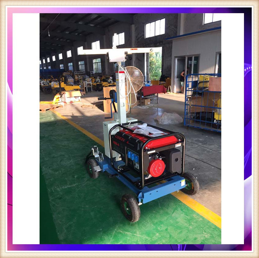 照明灯车 手推式工程照明车 升降投射灯 夜间抢险施工 供应市政|ru