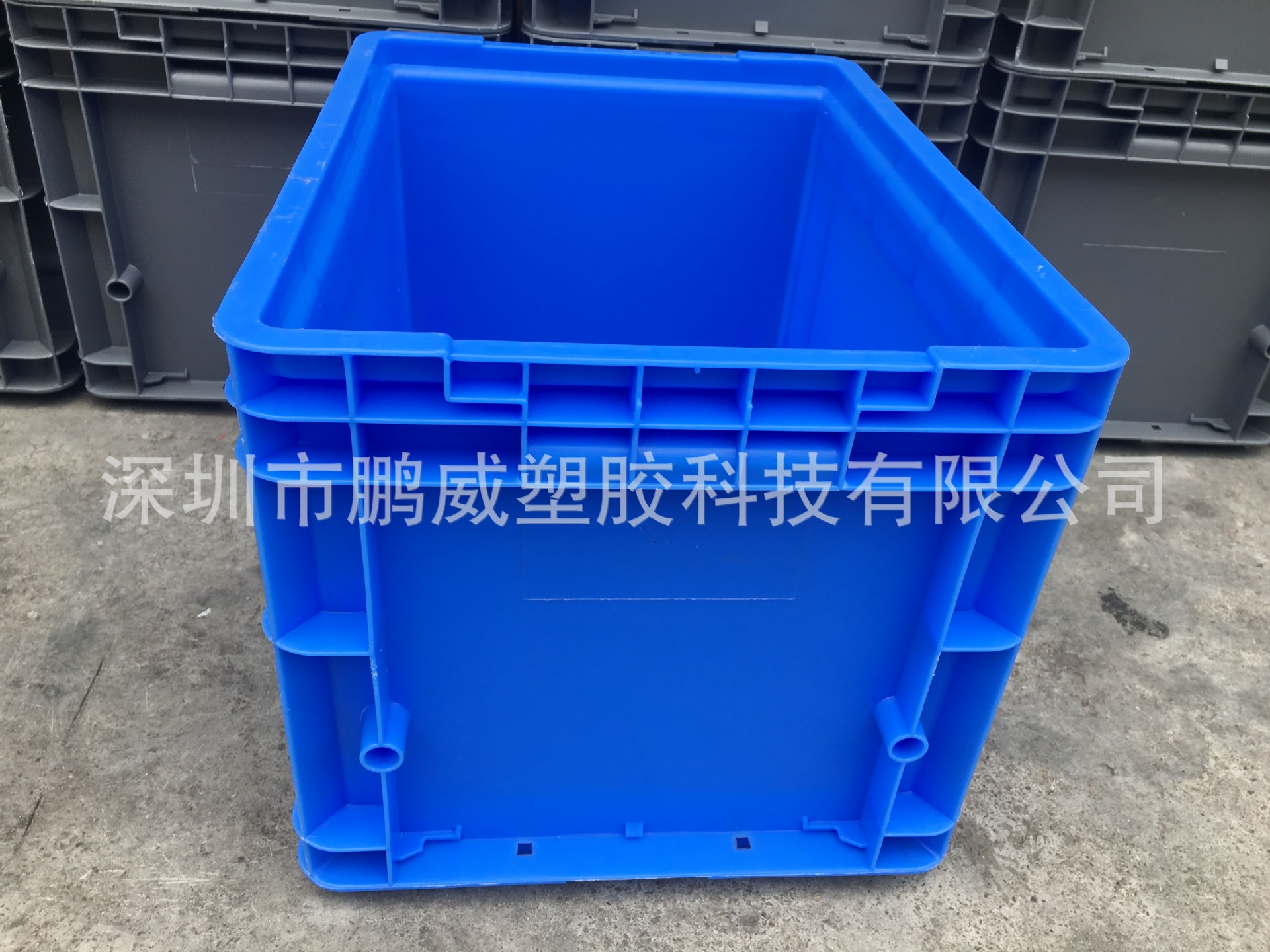 日本汽修部专用EU箱 塞纳机械流水线生产部门通用EU欧标型可堆叠