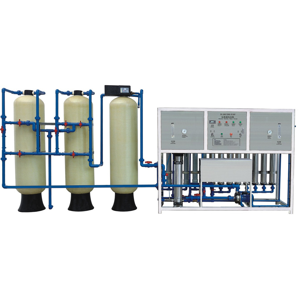 全自动纯净水矿泉水水处理设备/反渗透/石英砂活性炭钠离子过滤