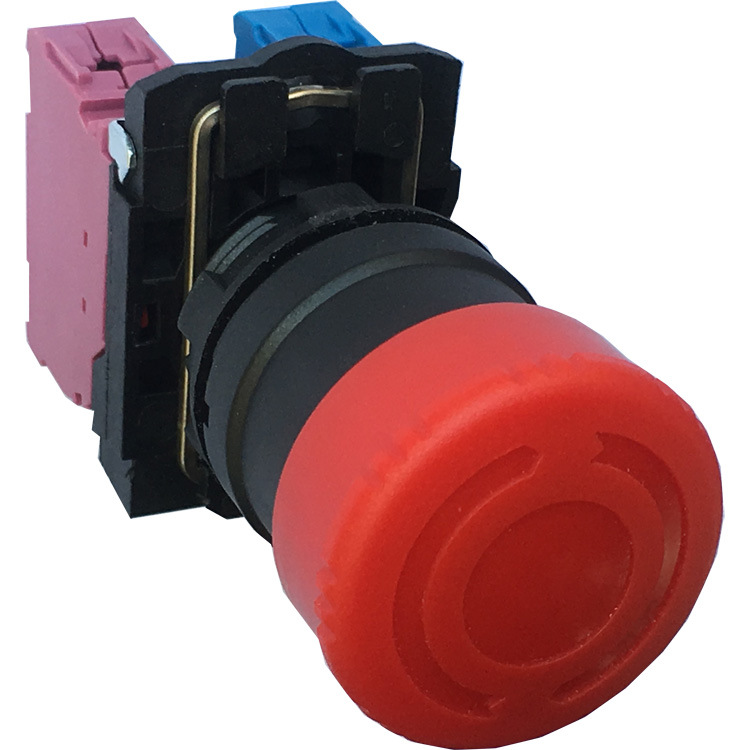 户外型XB5触头防尘型急停按钮开关防尘防水IP66自锁旋转复位