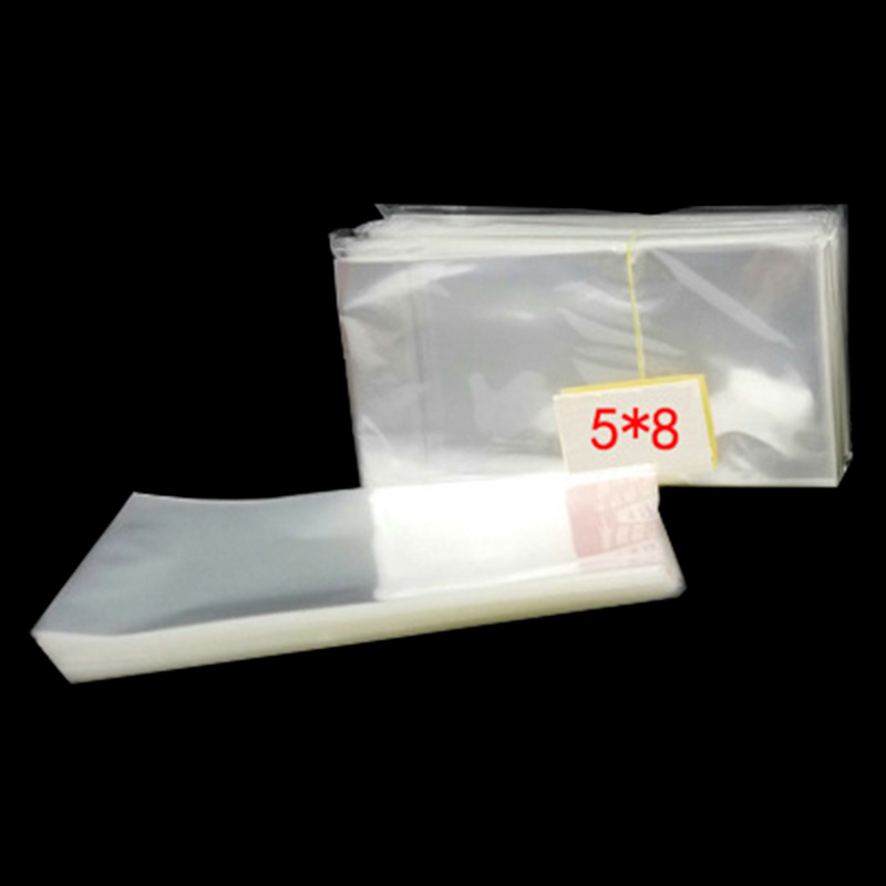 加厚烘焙包装袋 opp平口袋 棒棒糖包装袋5*8双层5丝批发100/包