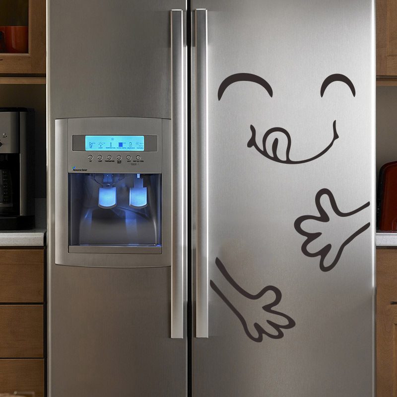 funny refrigerator stickers door stickers