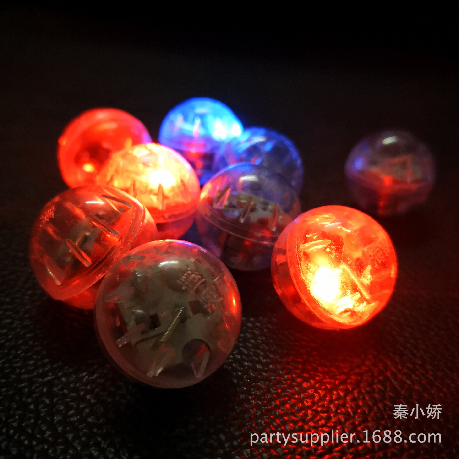 震动闪光球红蓝发光球震动发光机芯发光弹力球配件LED闪光球灯-阿里巴巴