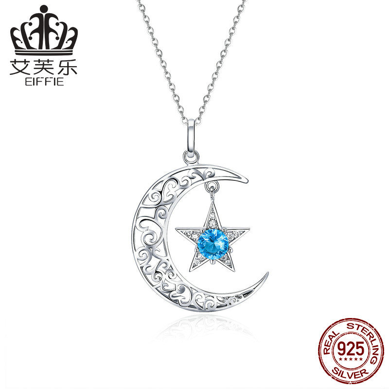 欧美流行S925纯银项链璀璨星空 吊坠项链套装Y SCN278