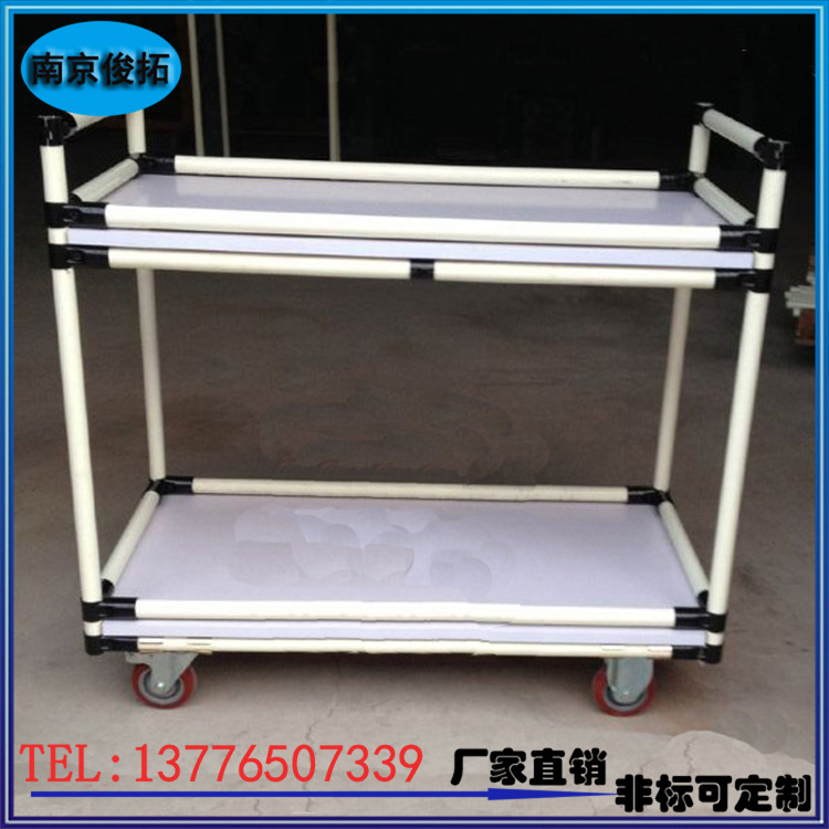 南京汽车生产线精益管车料架线棒滑动车线束料架周转车复合管定制