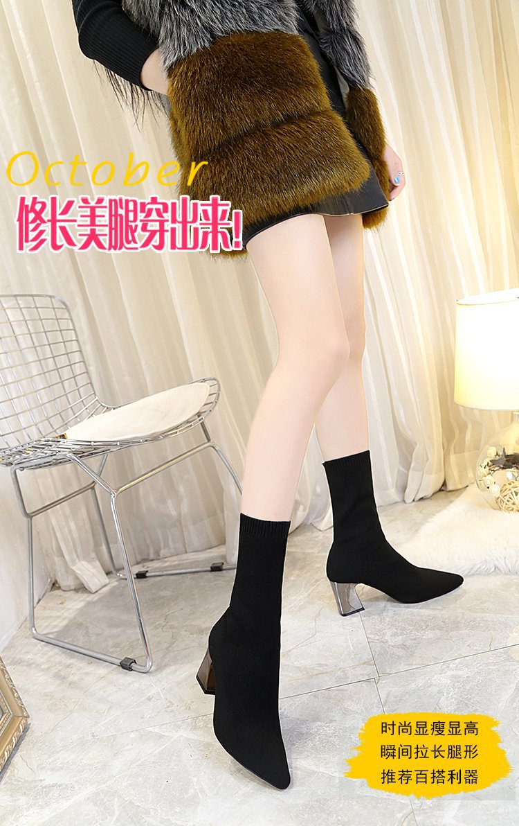 Bottes femme en Tissu - Ref 3354848 Image 9