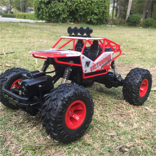 Remote control off-road all-wheel drive racing car climbing big foot car for boys high-speed drift charging toy car children's gift