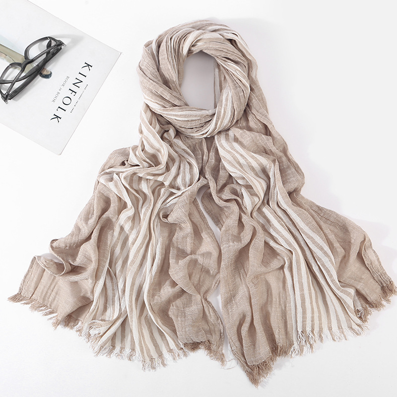 Big stripe khaki color
