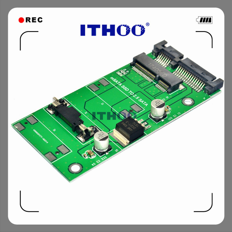 ֱ��mSATAתSATA ת�ӿ�minSATA to SATA3.0 SSD��̬Ӳ��ת�ӿ�