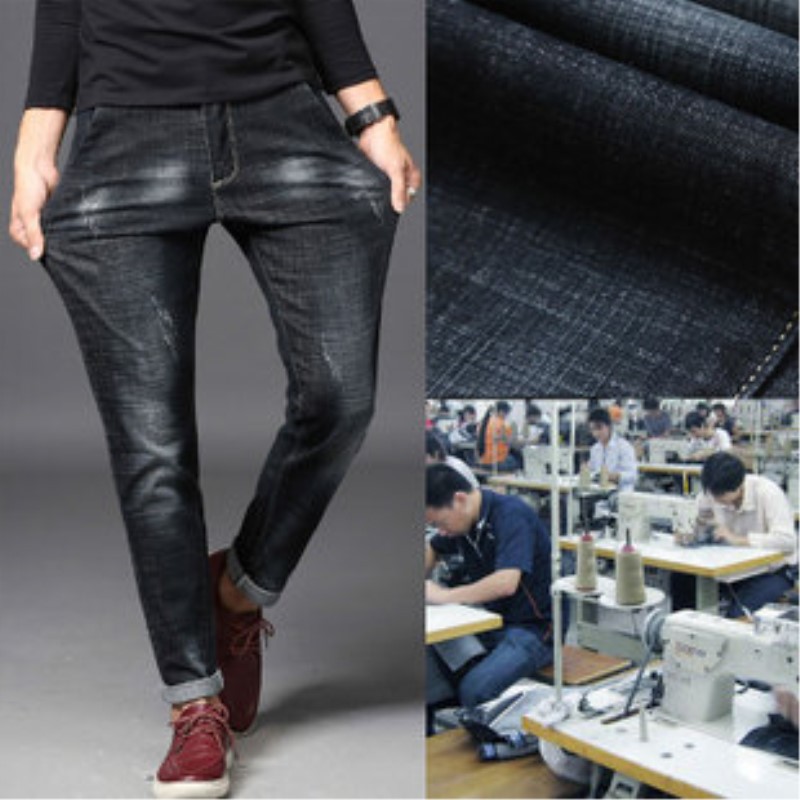 Garment factory major machining Produce men and women Garment processing customized clothing Men's trousers Processing factory Garment processing