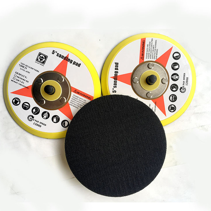 瑞宏氣動研磨機吸盤底盤、氣動打磨抛光機托盤 植絨砂紙吸盤