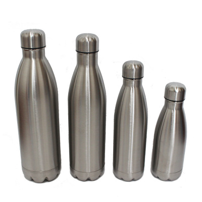 Factory explosion models double-deck Stainless steel vacuum Coke bottle Customizable logo