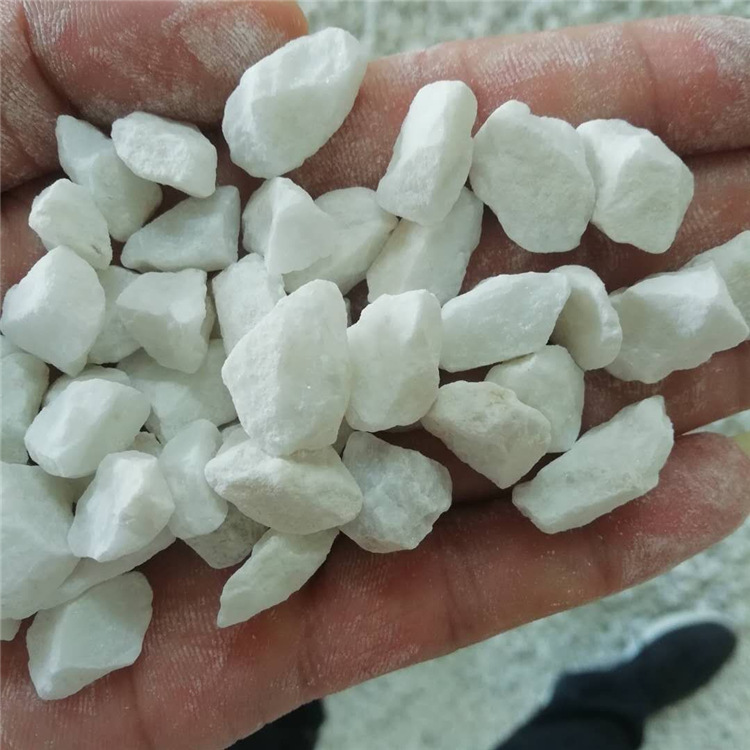 现货直供白色灰色小石子 五彩卵石 地坪用碎石子 白色水洗石