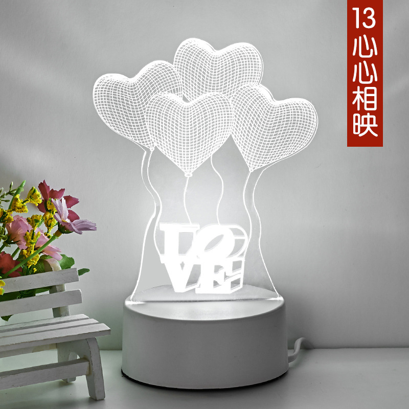 Lampe Led USB creative anniversaire touch 3D - Ref 3423838 Image 26