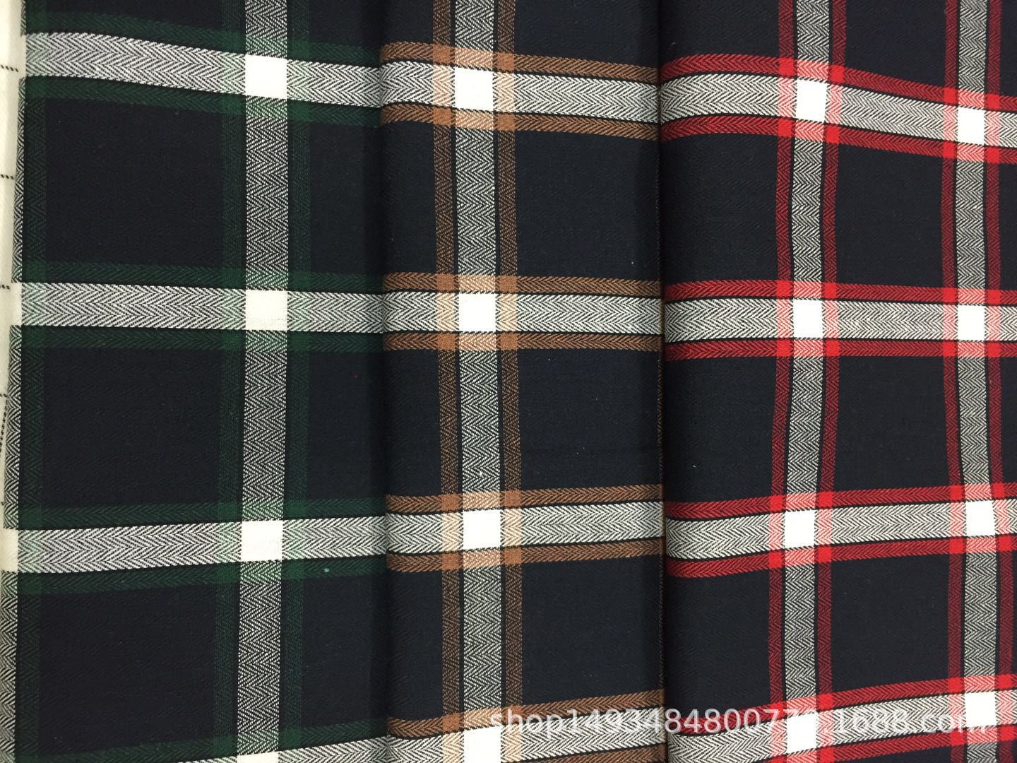 秋冬款21支斜纹单面磨毛衬衫面料女装面料工艺面料现货供应