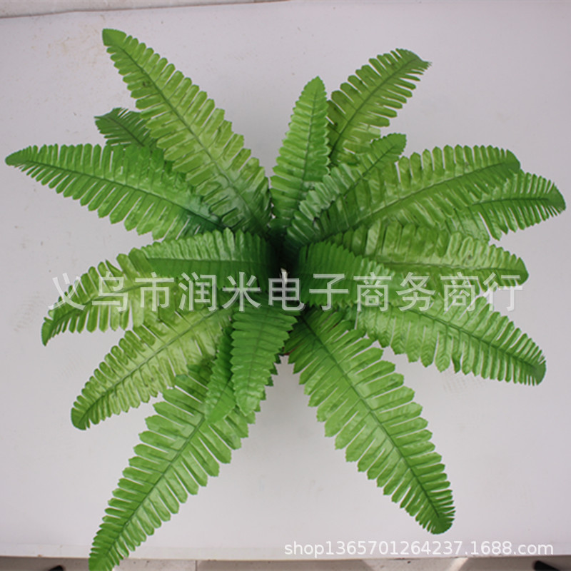simulation Persia Persia Botany Rainforest decorate Fern leaf Rainforest Botany simulation Green plant Decorated wall