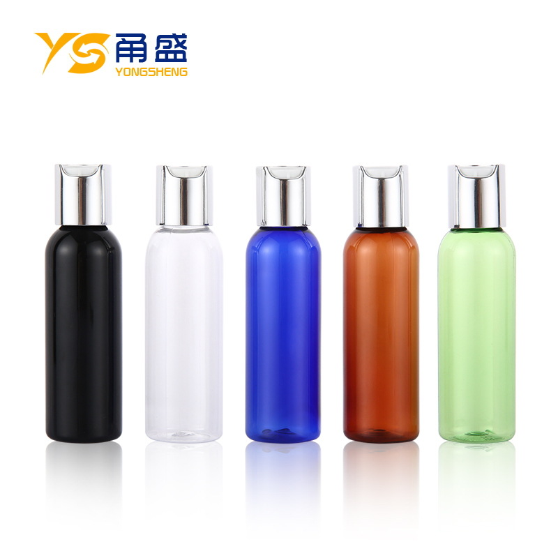 60ml 圆肩 电化铝千秋盖瓶 乳液瓶 亮银盖子化妆品分装瓶