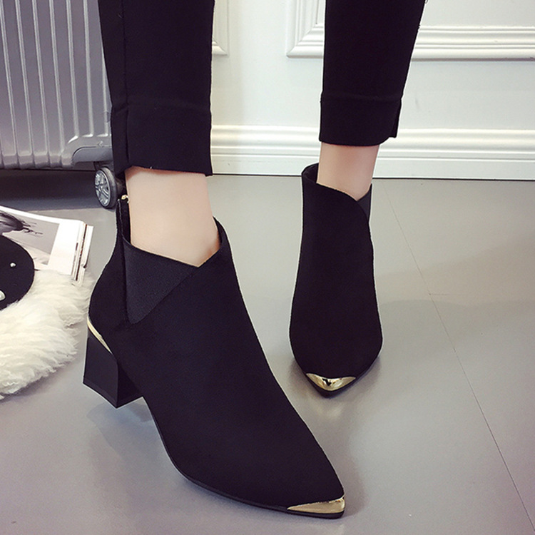 Bottes femme en Daim - Ref 3354981 Image 1