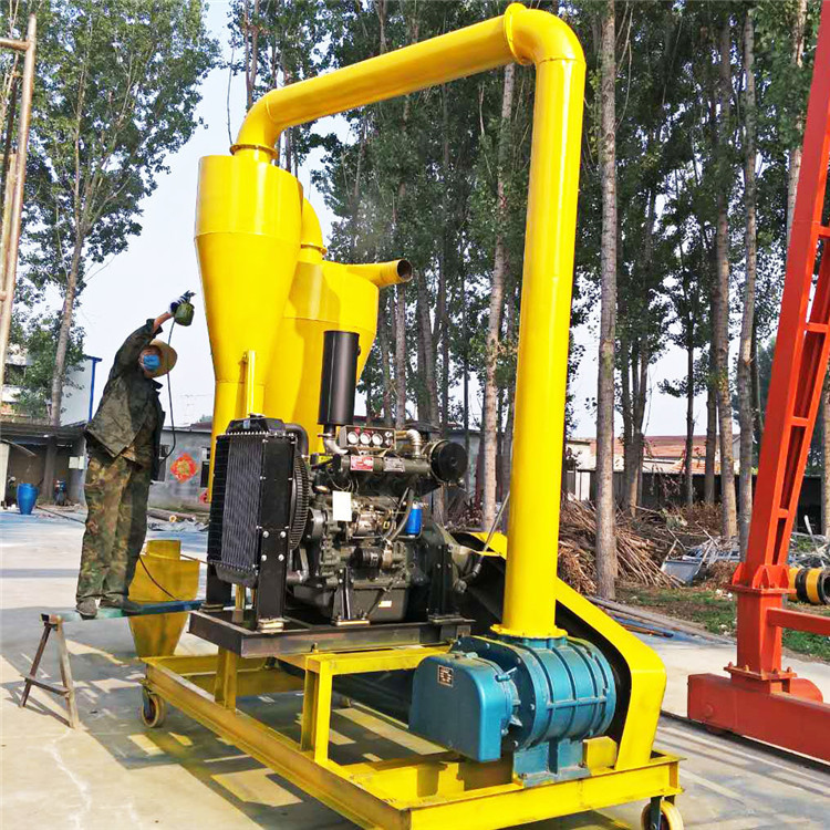 无粉尘式气力输送机粉煤灰装罐吸料机高扬程自吸式粉料气力输送机