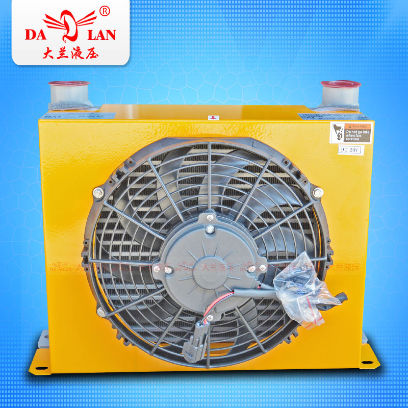 大兰厂家批发销售液压系统风冷式油冷却器热交换器AH1012-D2(24V)