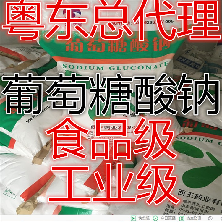 （粤东总代理）现货批发葡萄糖酸钠工业级99.2%