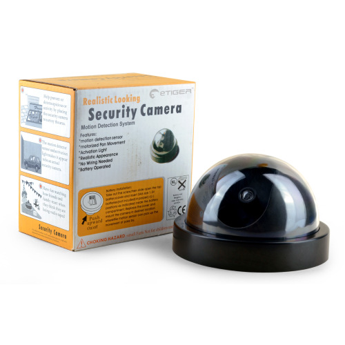 Factory direct sales new model 01CCTV fake hemisphere with light, simulated hemisphere monitoring, simulated camera, fake monitoring