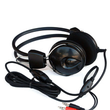 3.5mm雙插頭水滴禮品有線耳機頭戴式渠道便宜PC電腦耳麥新款批發