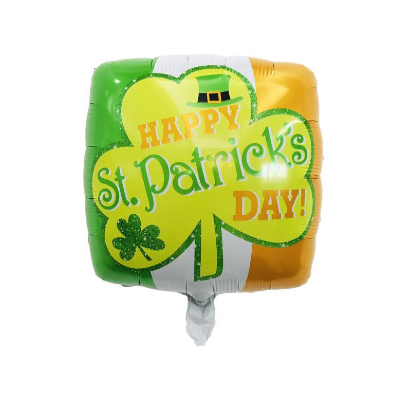 St. Patrick Shamrock Letter Aluminum Film Party Balloons display picture 5