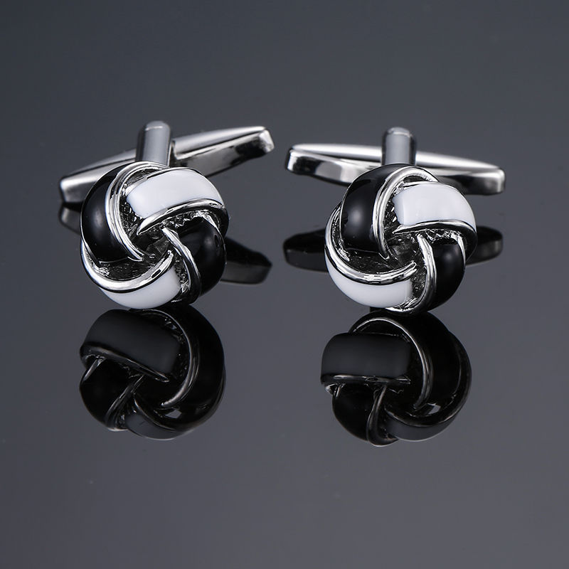 Simple Style Solid Color Copper Plating Unisex Cufflinks 1 Pair display picture 13