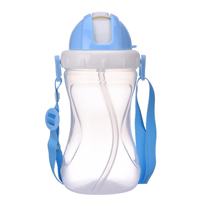 Infants pp Straw cup baby Trainer Cup children Water cup baby Plastic cups transparent 350ML Wholesale anti fall