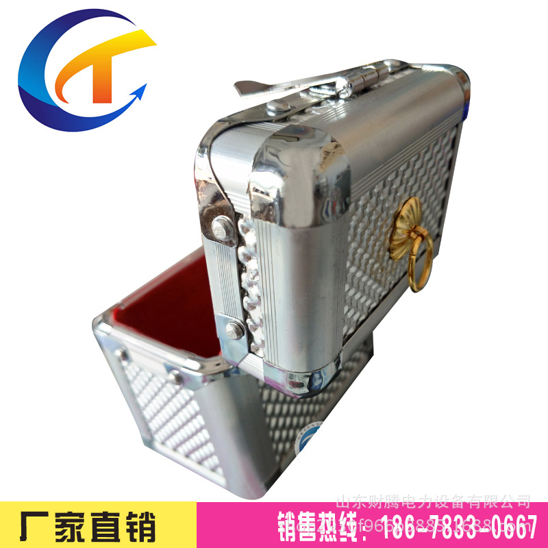 OS aluminium alloy Cashier Box Coin portable Treasury Till Collection box Bills storage box Lock