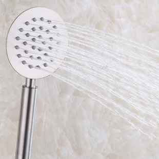 Factory direct 304 stainless steel hand-held pressurized shower head removable and washable adjustable three-speed shower head
