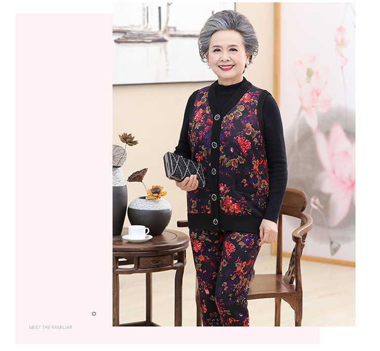 Gilet femme en Costume deux pièces tricoté - Ref 3317890 Image 20