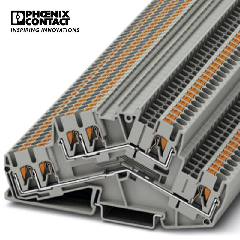 菲尼克斯端子双层接线端子2.5平方直插式连接-PTTBS 2,5-TWIN