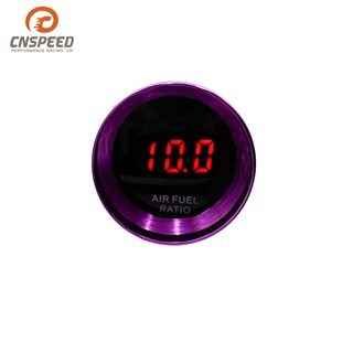 Factory Direct supply 12v Universal car modification instrument tachometer 37mm with LED tachometer black shell