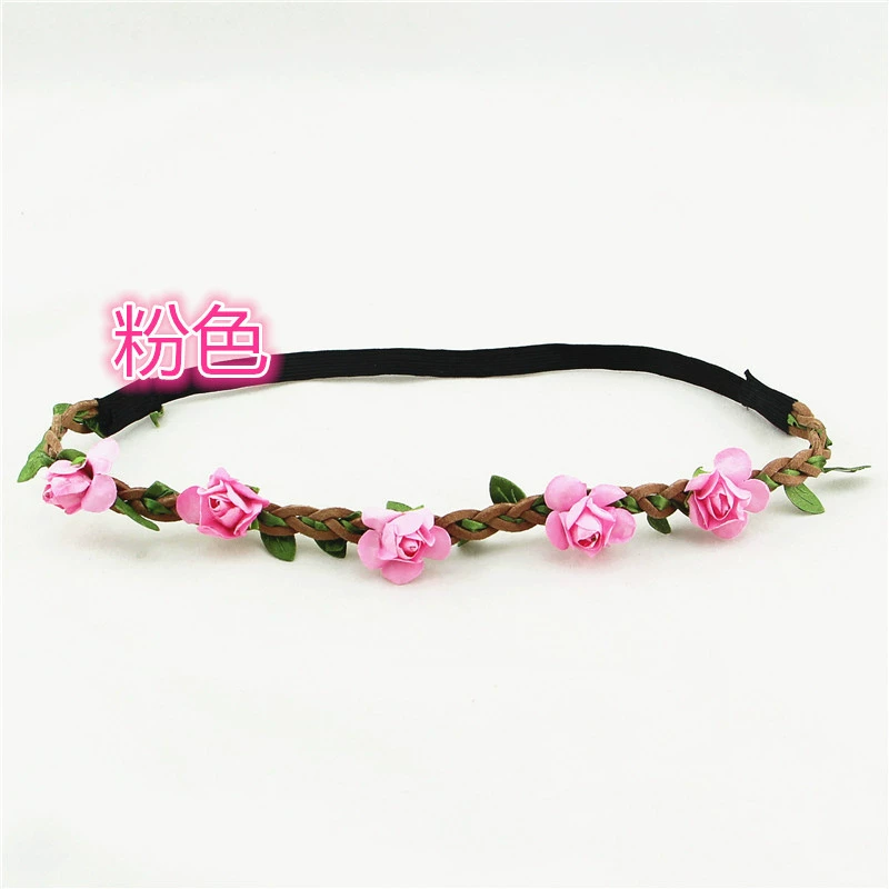 Hair accessory, beach headband for bride, Korean style, boho style, flowered