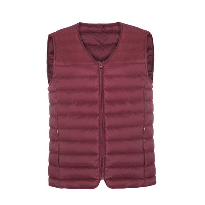 2020 Autumn and winter new pattern light Light and thin Vest White duck down Vest Sleeveless Thin section Down Jackets men's wear coat