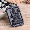 Natural Obsidian Ben Buddha Eight Guardian Plot Eorphor Manufacturers Direct Sales Wholesale Processing Customization