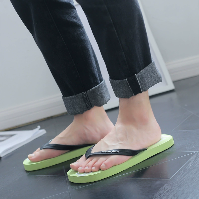 Летние трендовые шлепанцы для отдыха, неб_slip beach slippers, корейский стиль, плюс-сайз
