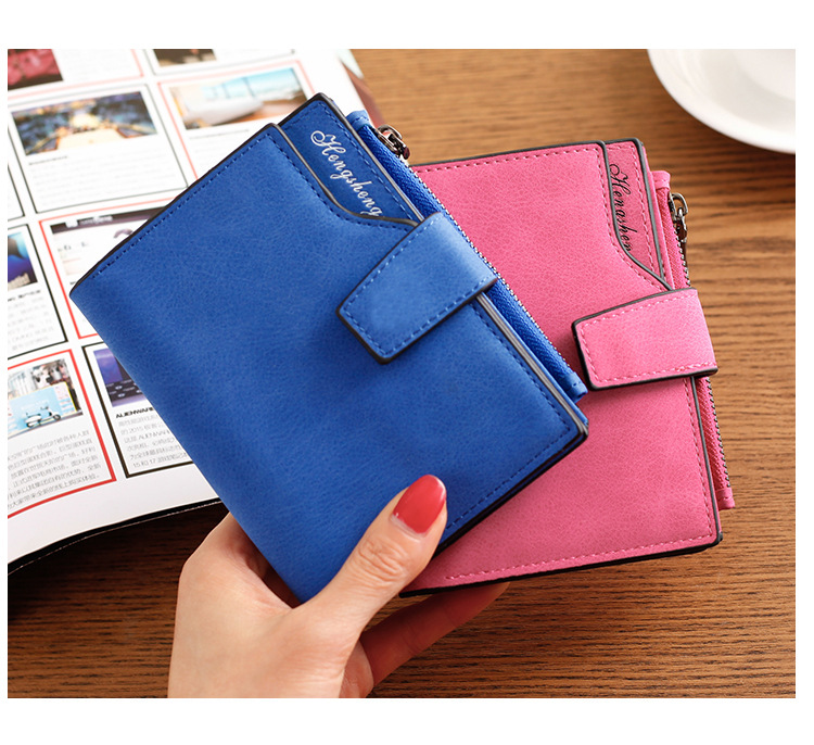 Women's Solid Color Pu Leather Side Zipper Card Holders display picture 5