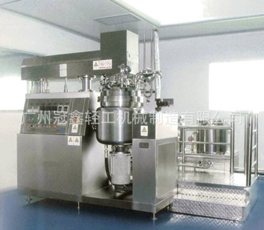 可倾真空均质乳化机（上搅拌下均质） 化妆品乳化机 膏霜乳化锅